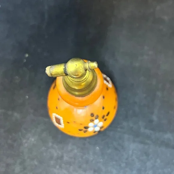 Vintage Art Deco Czech Vanity Set 2 Perfume Atomizer & Dresser Jar - Picture 5 of 8